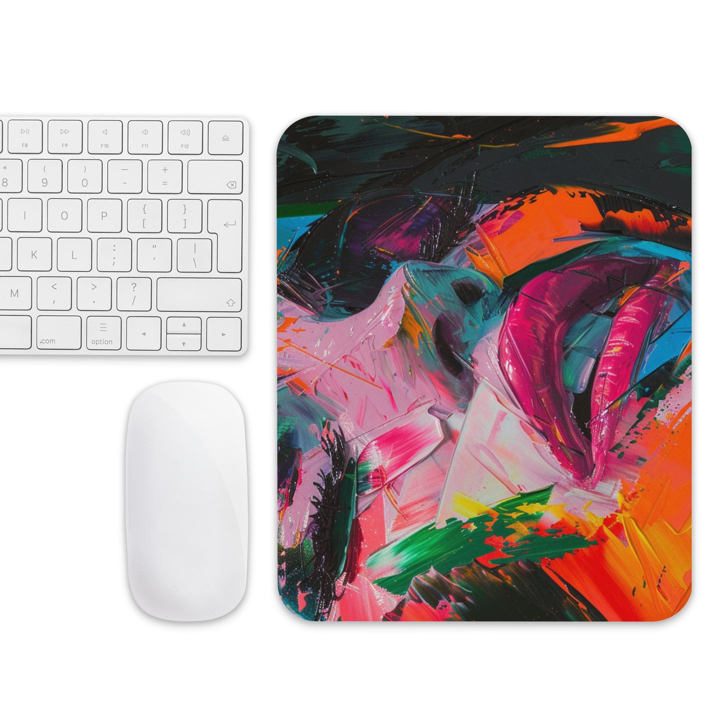 Abstract Portrait Mouse Pad