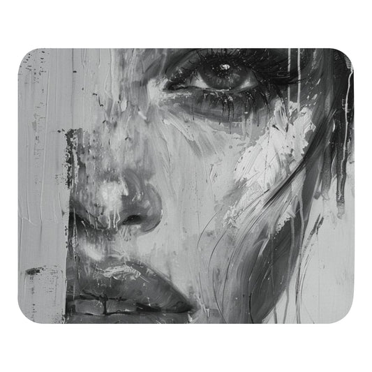 Abstract Portrait Mouse Pad