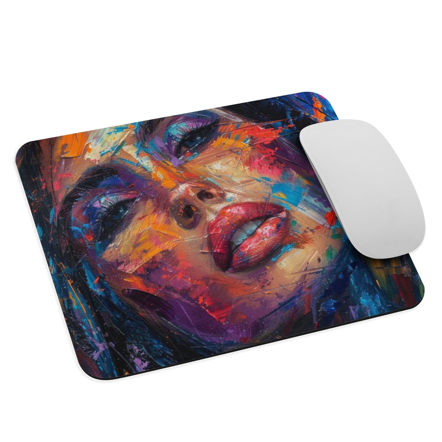 Abstract Portrait Mouse Pad