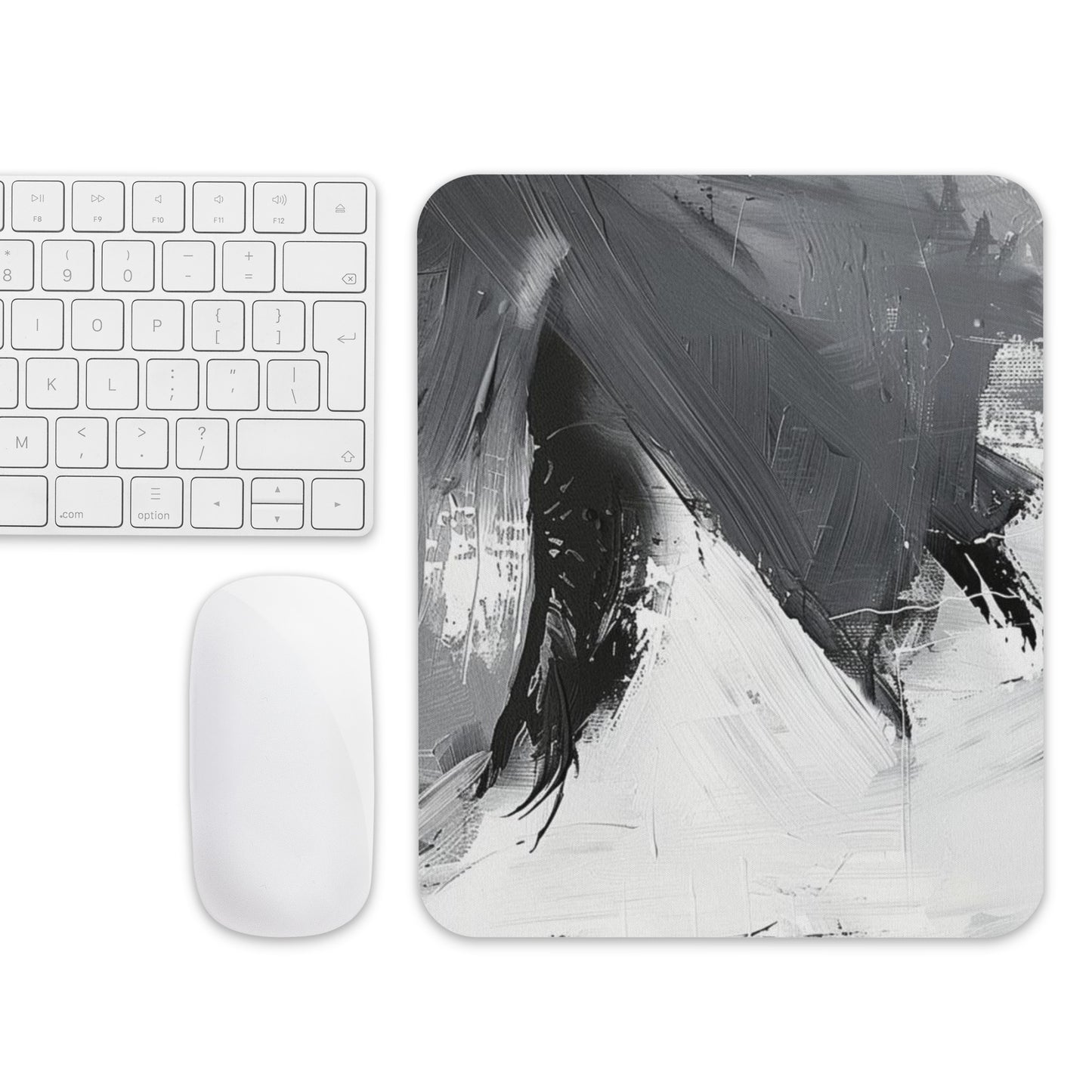 Abstract Portrait Mouse Pad