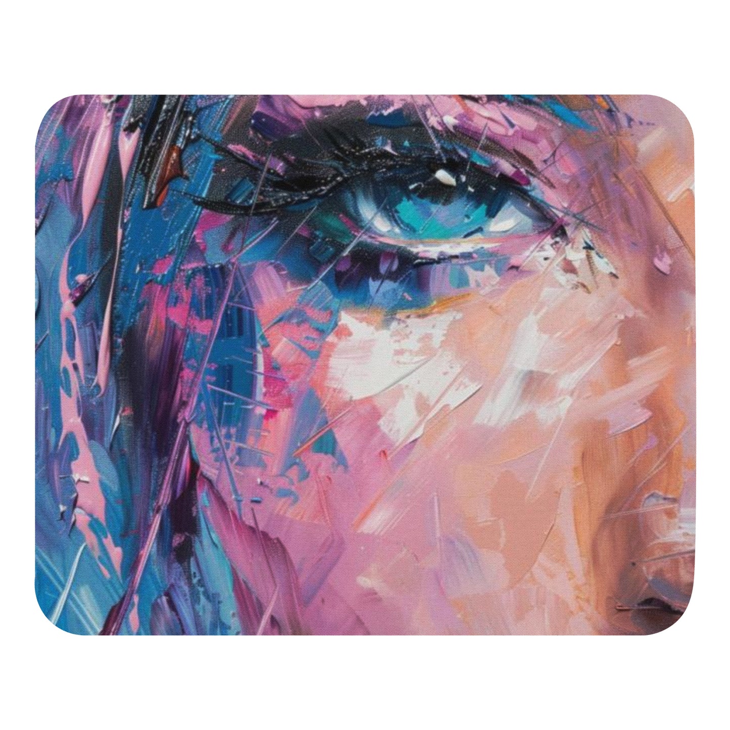 Abstract Portrait Mouse Pad