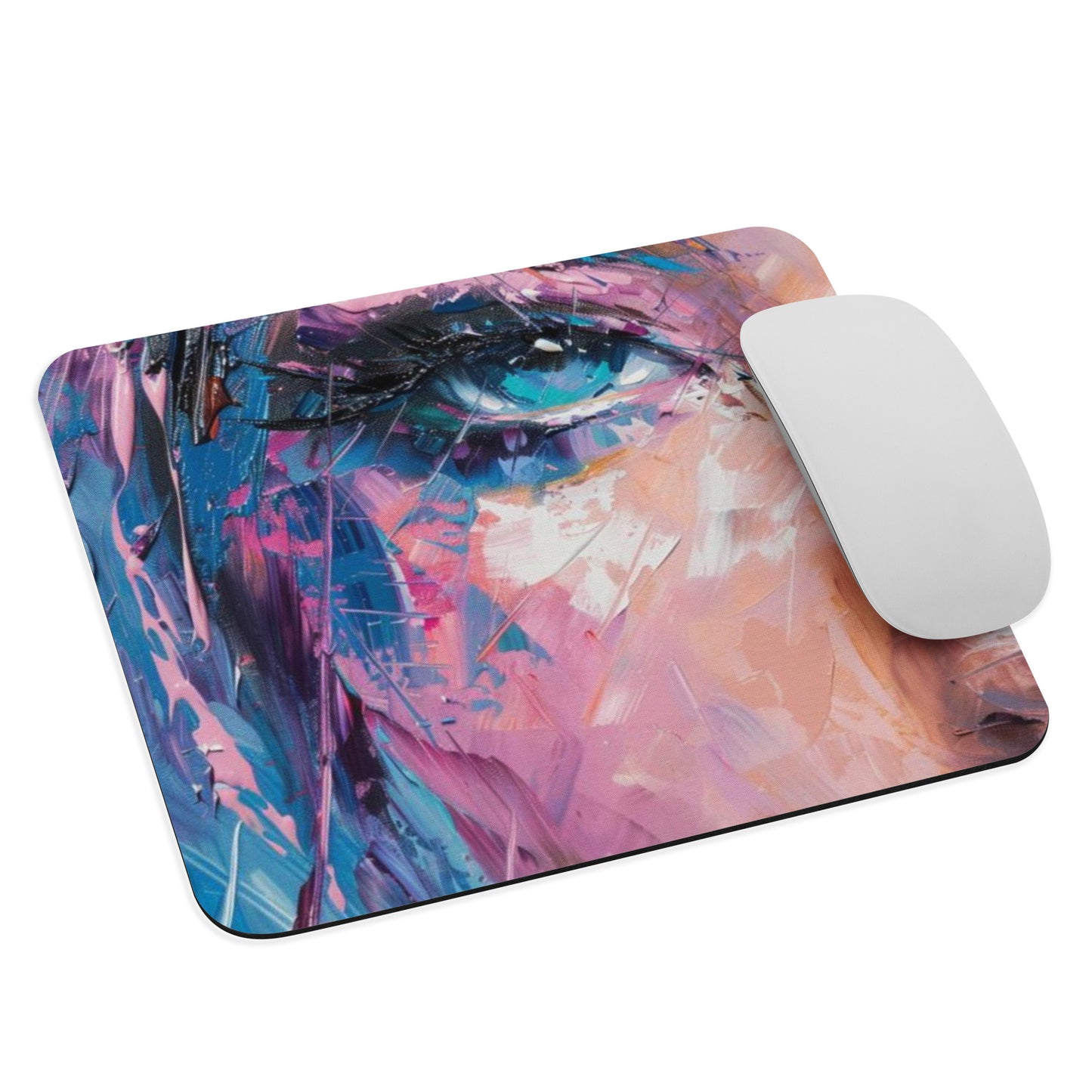 Abstract Portrait Mouse Pad