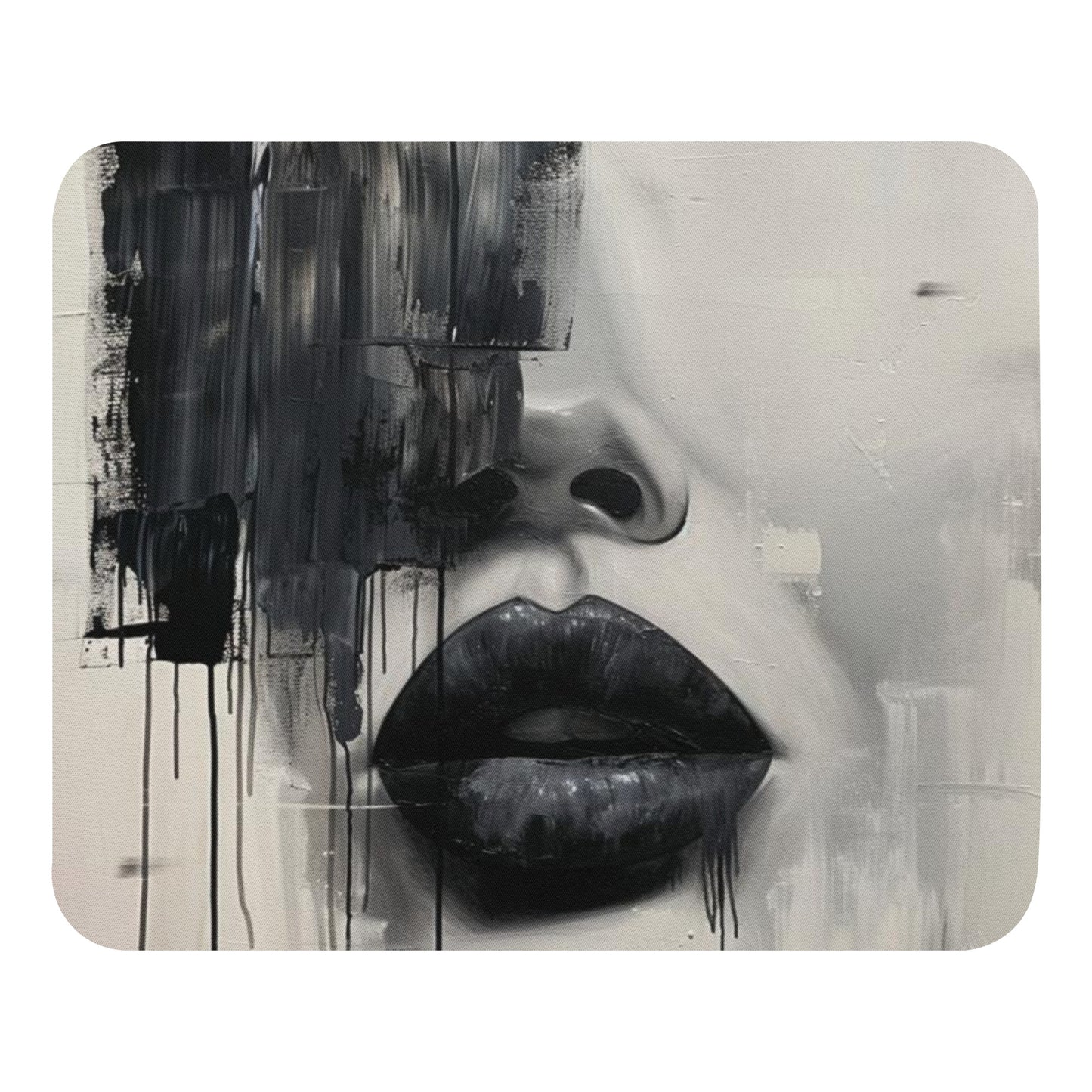 Abstract Portrait Mouse Pad