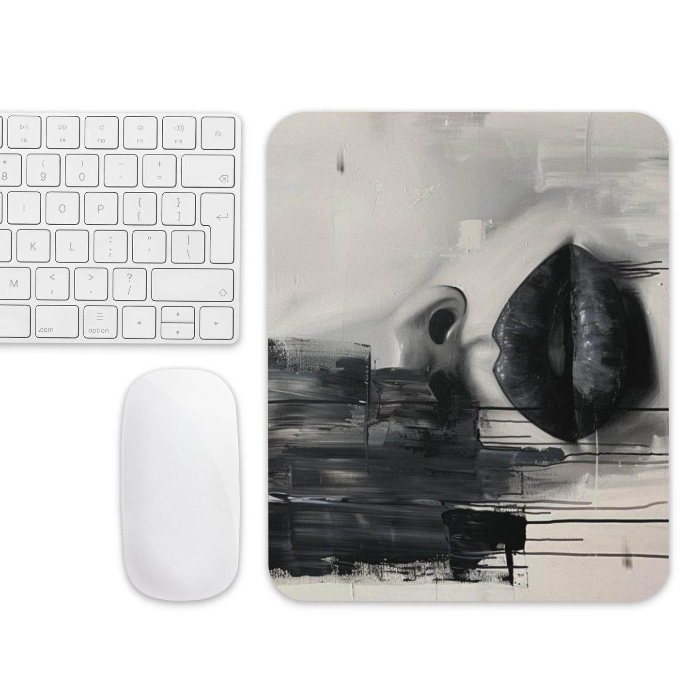 Abstract Portrait Mouse Pad