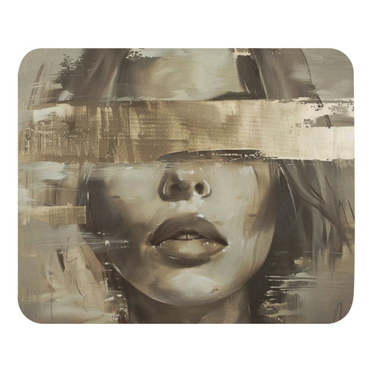 Abstract Portrait Mouse Pad