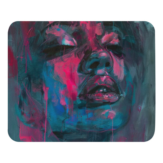 Abstract Portrait Mouse Pad