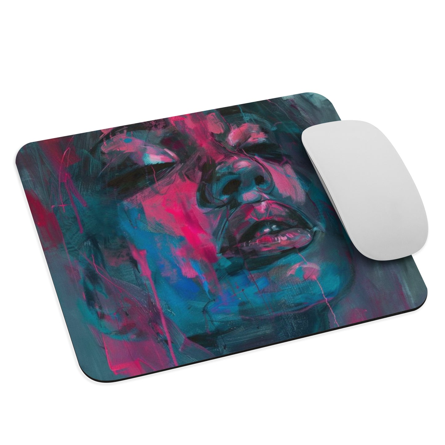 Abstract Portrait Mouse Pad