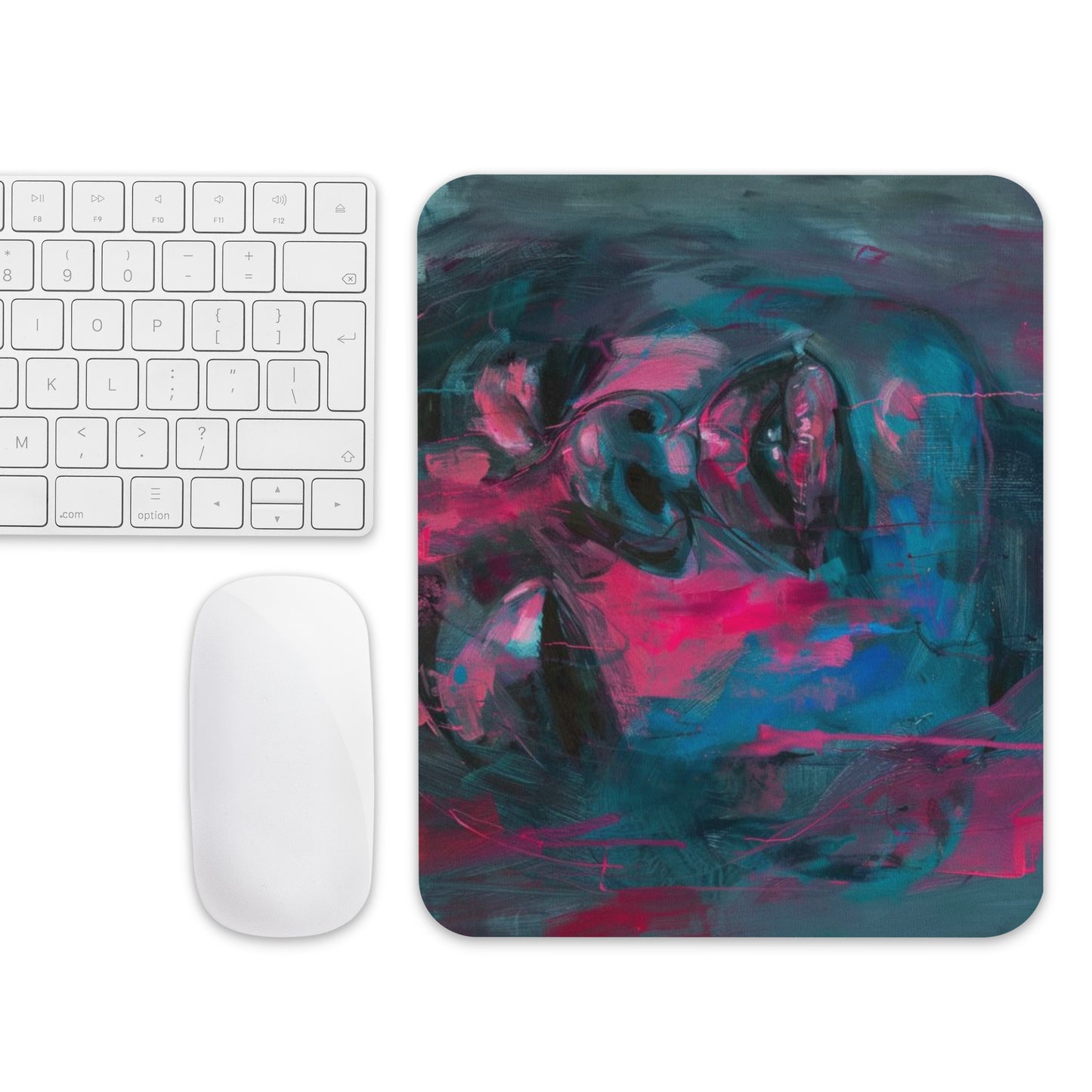 Abstract Portrait Mouse Pad