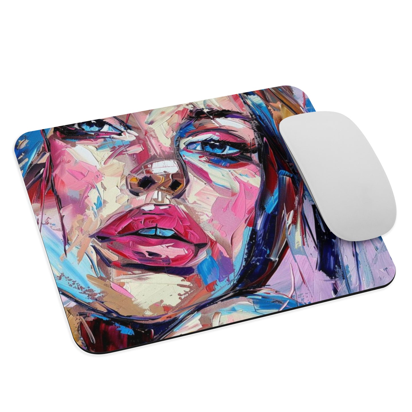 Abstract Portrait Mouse Pad