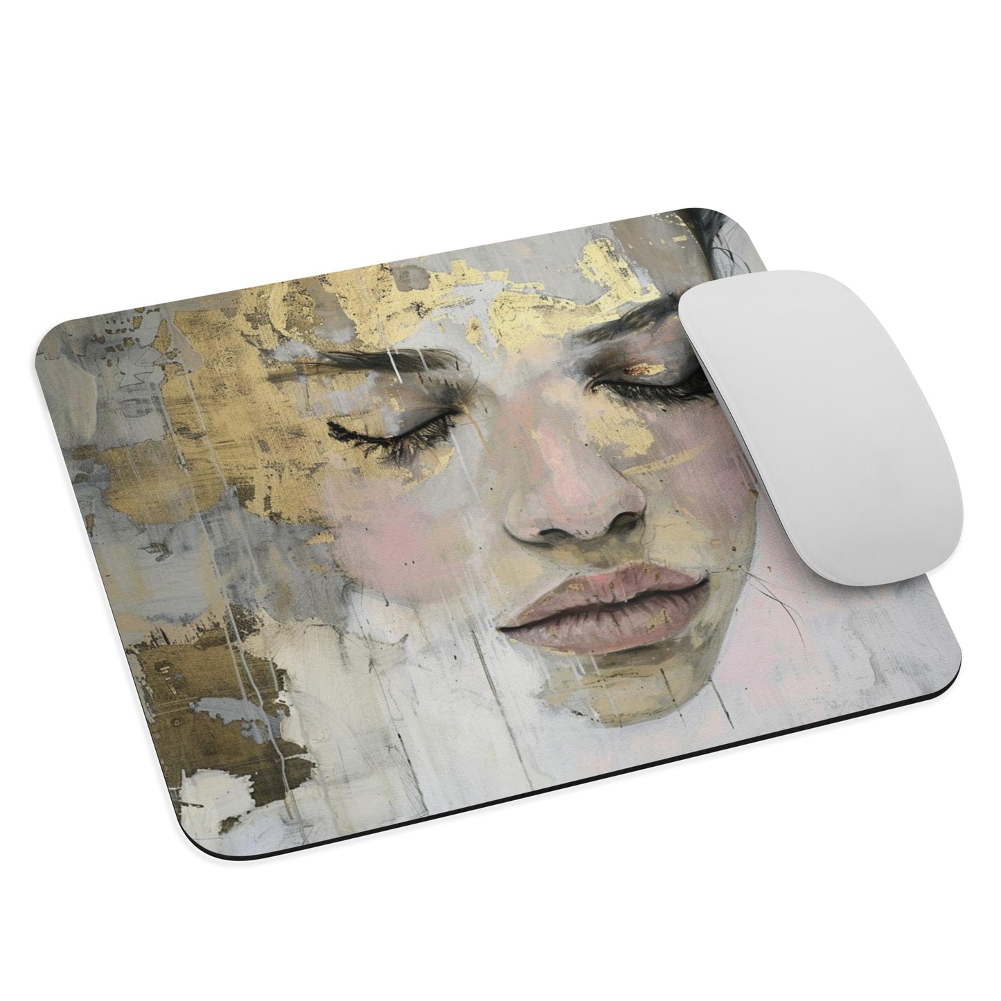 Abstract Portrait Mouse Pad