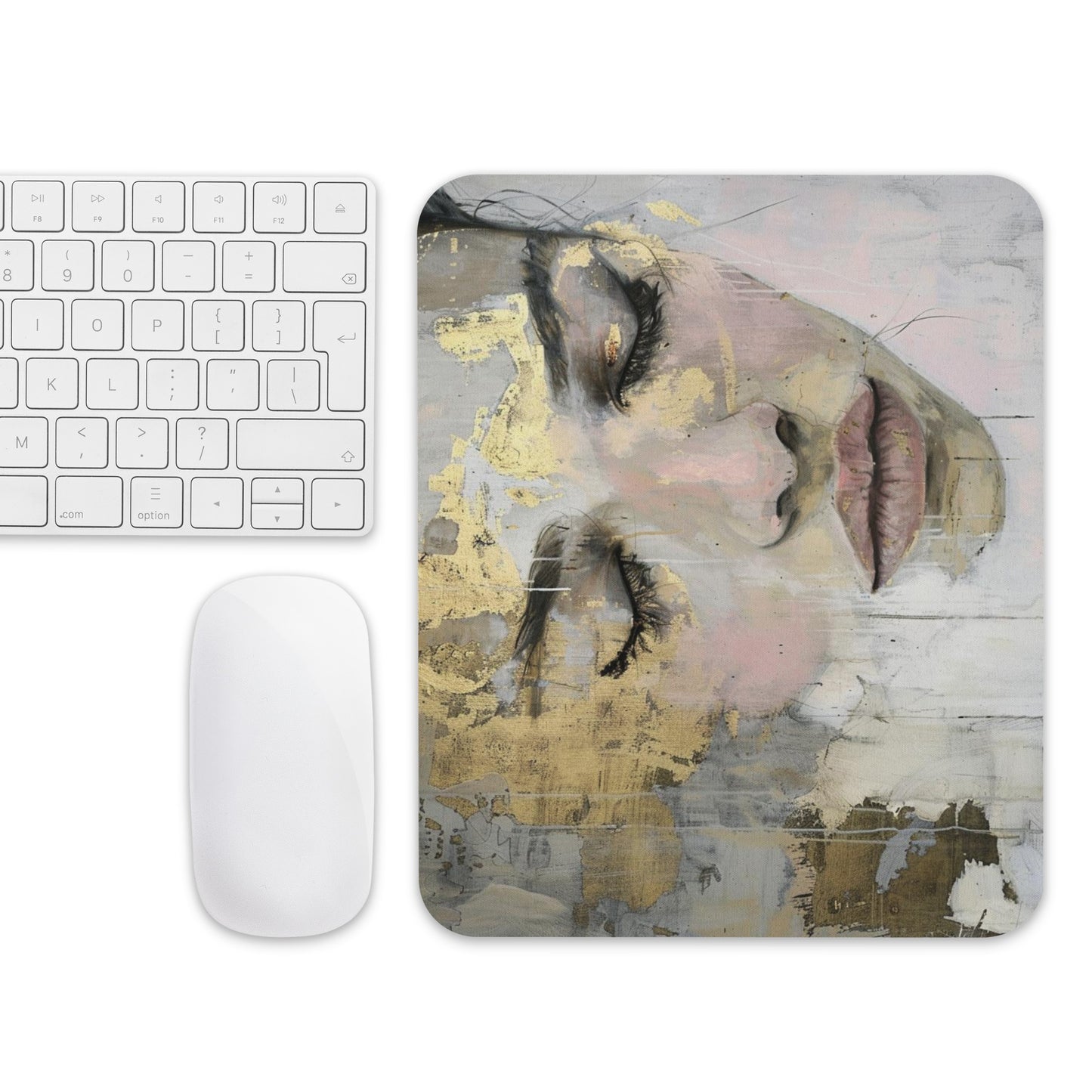 Abstract Portrait Mouse Pad