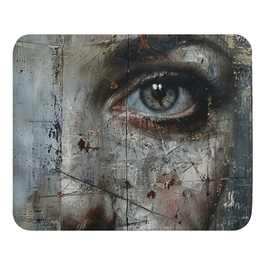 Abstract Portrait Mouse Pad