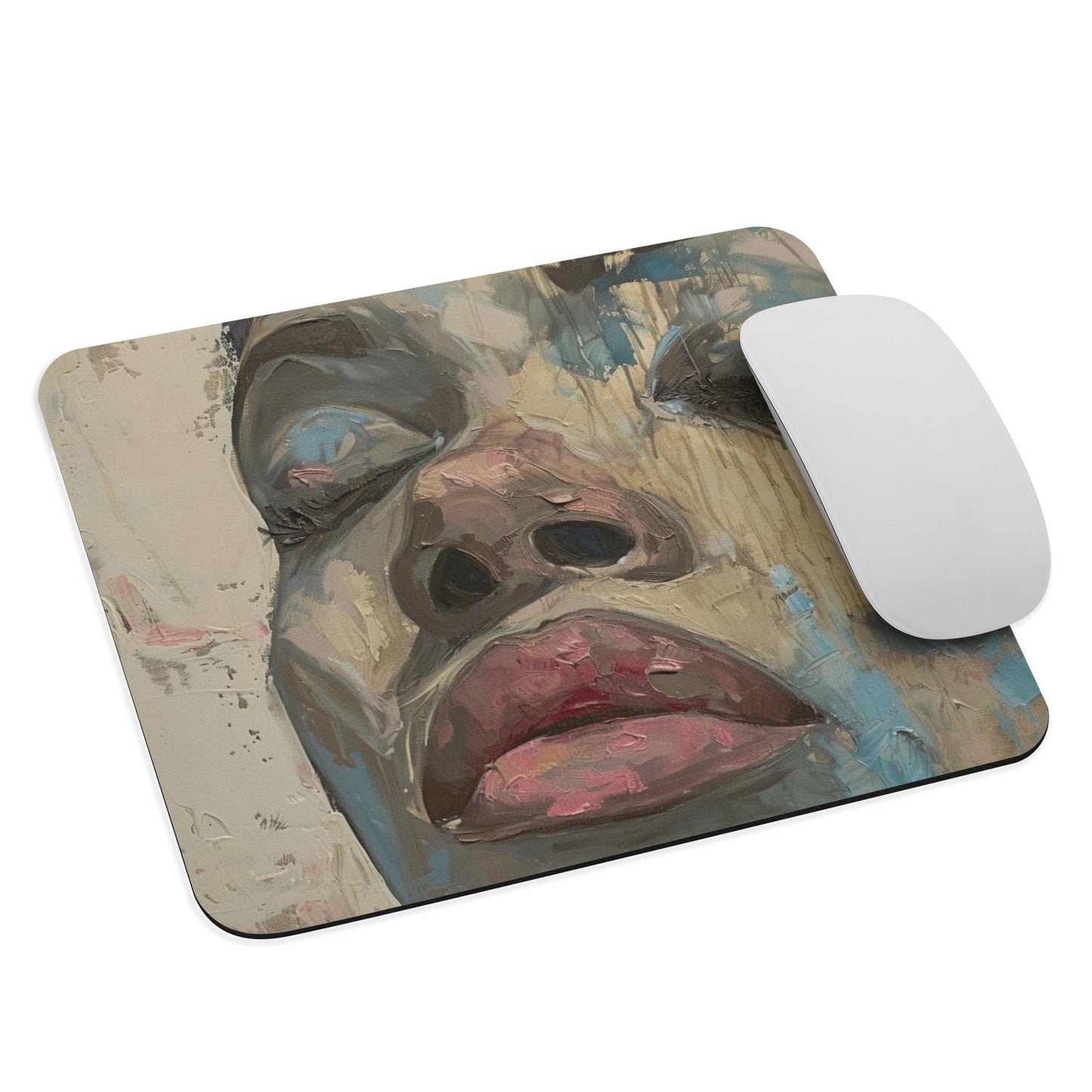 Abstract Portrait Mouse Pad