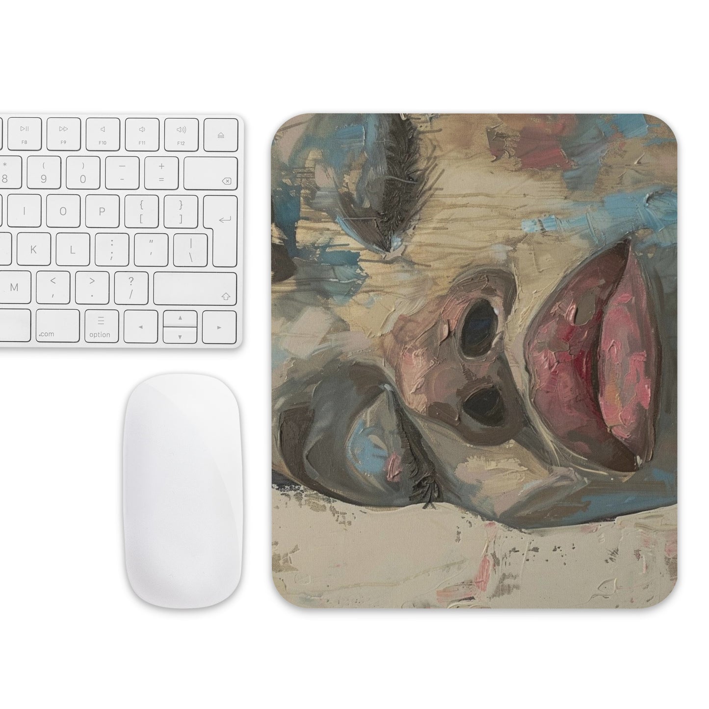 Abstract Portrait Mouse Pad