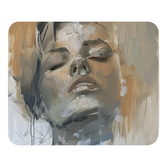 Abstract Portrait Mouse Pad