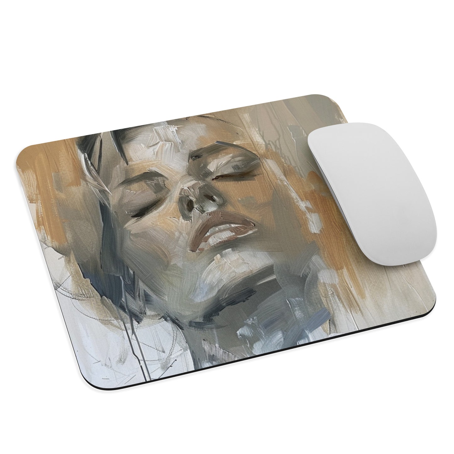 Abstract Portrait Mouse Pad