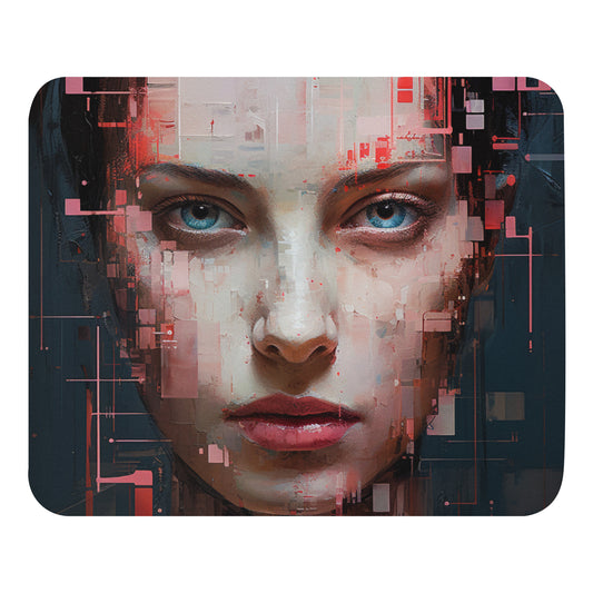 Abstract Portrait Mouse Pad