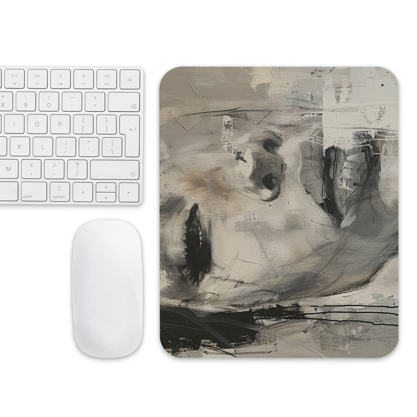 Abstract Portrait Mouse Pad