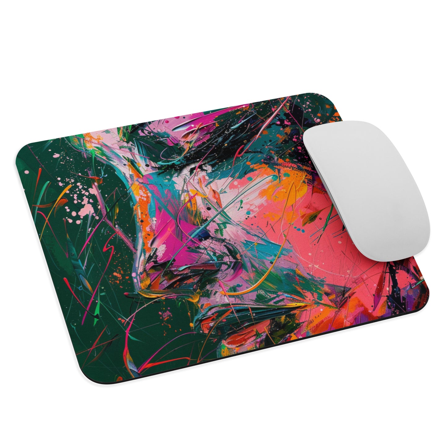 Abstract Portrait Mouse Pad