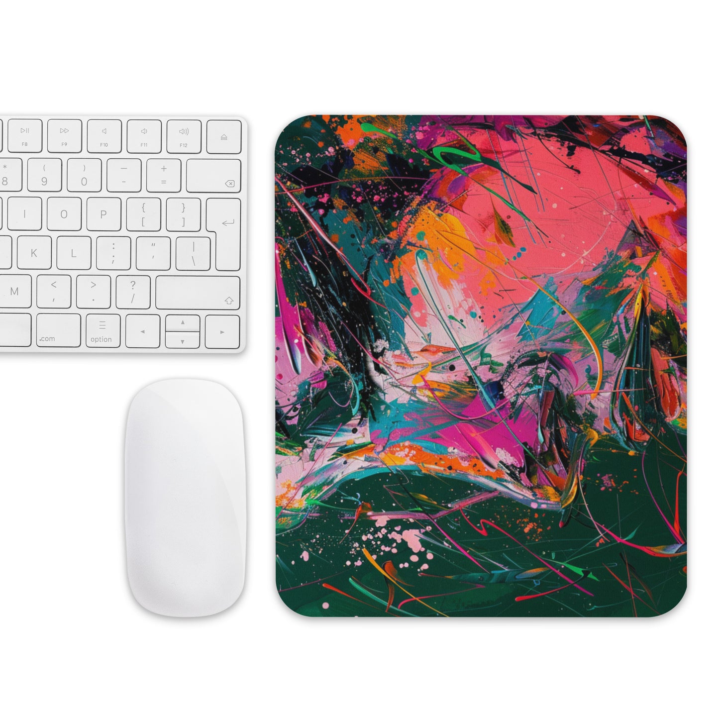 Abstract Portrait Mouse Pad