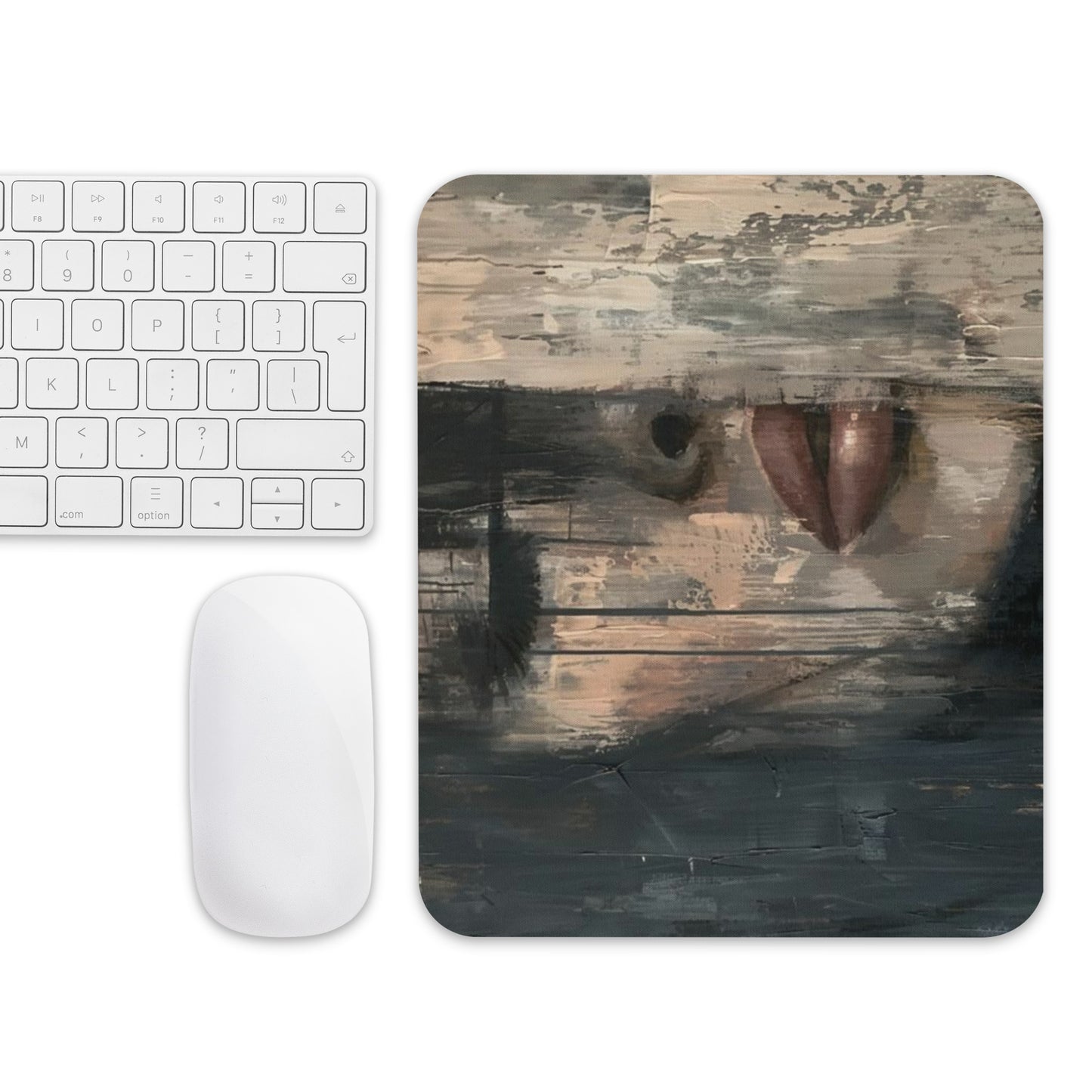 Abstract Portrait Mouse Pad