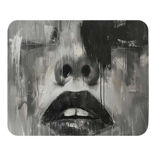 Abstract Portrait Mouse Pad