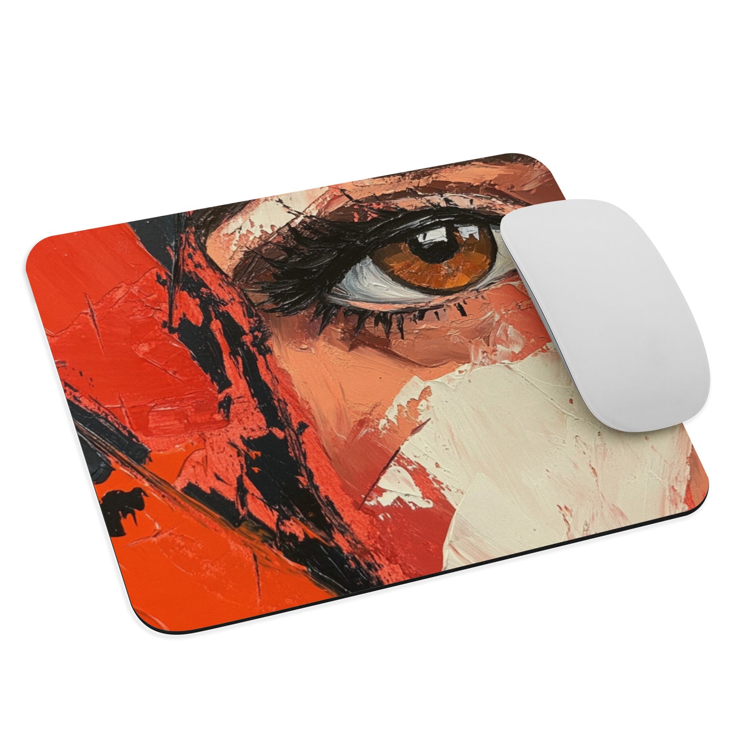 Abstract Portrait Mouse Pad