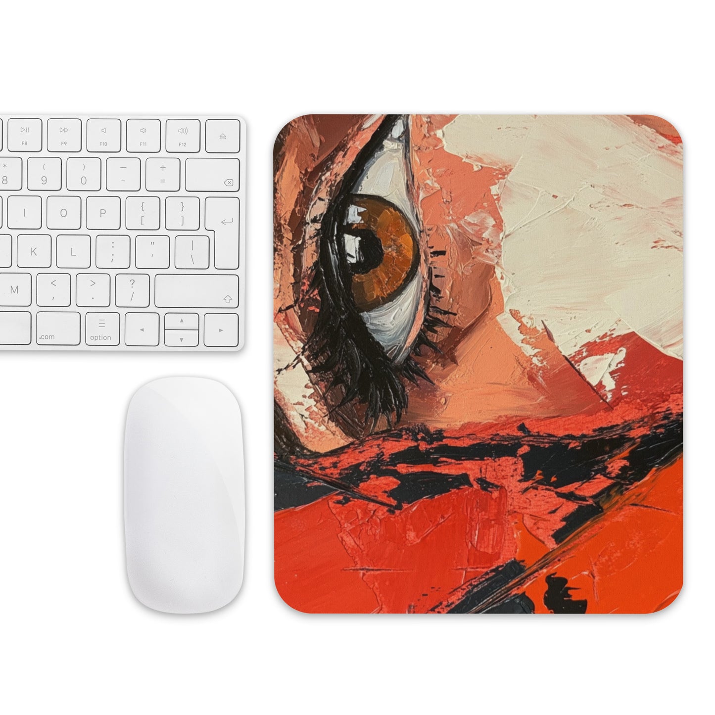 Abstract Portrait Mouse Pad