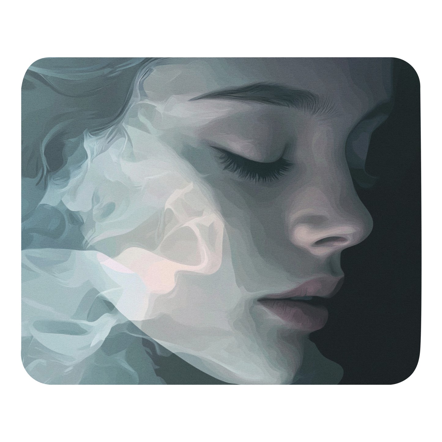 Abstract Portrait Mouse Pad