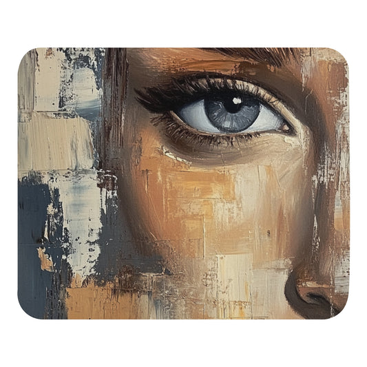 Abstract Portrait Mouse Pad