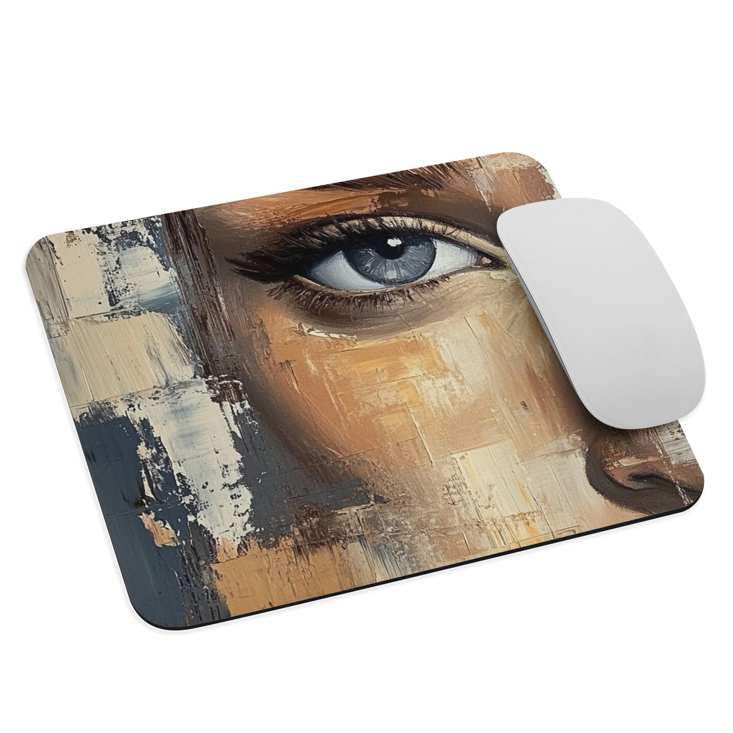 Abstract Portrait Mouse Pad