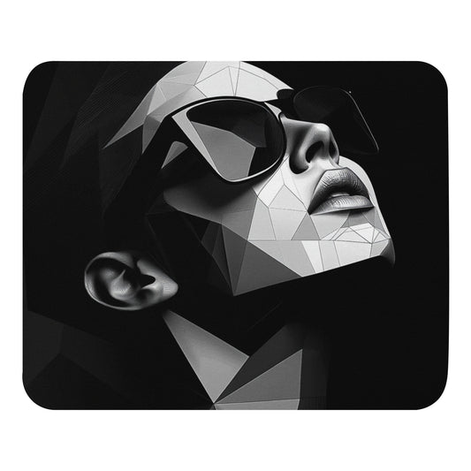 Abstract Portrait Mouse Pad