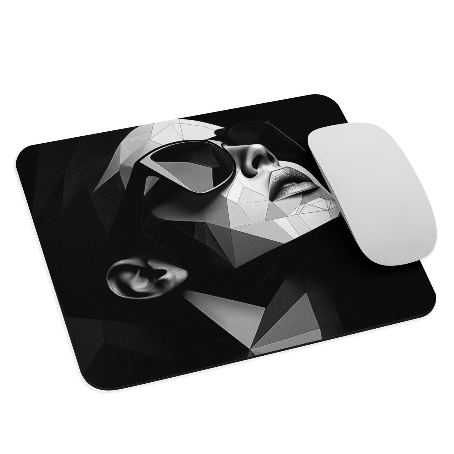 Abstract Portrait Mouse Pad