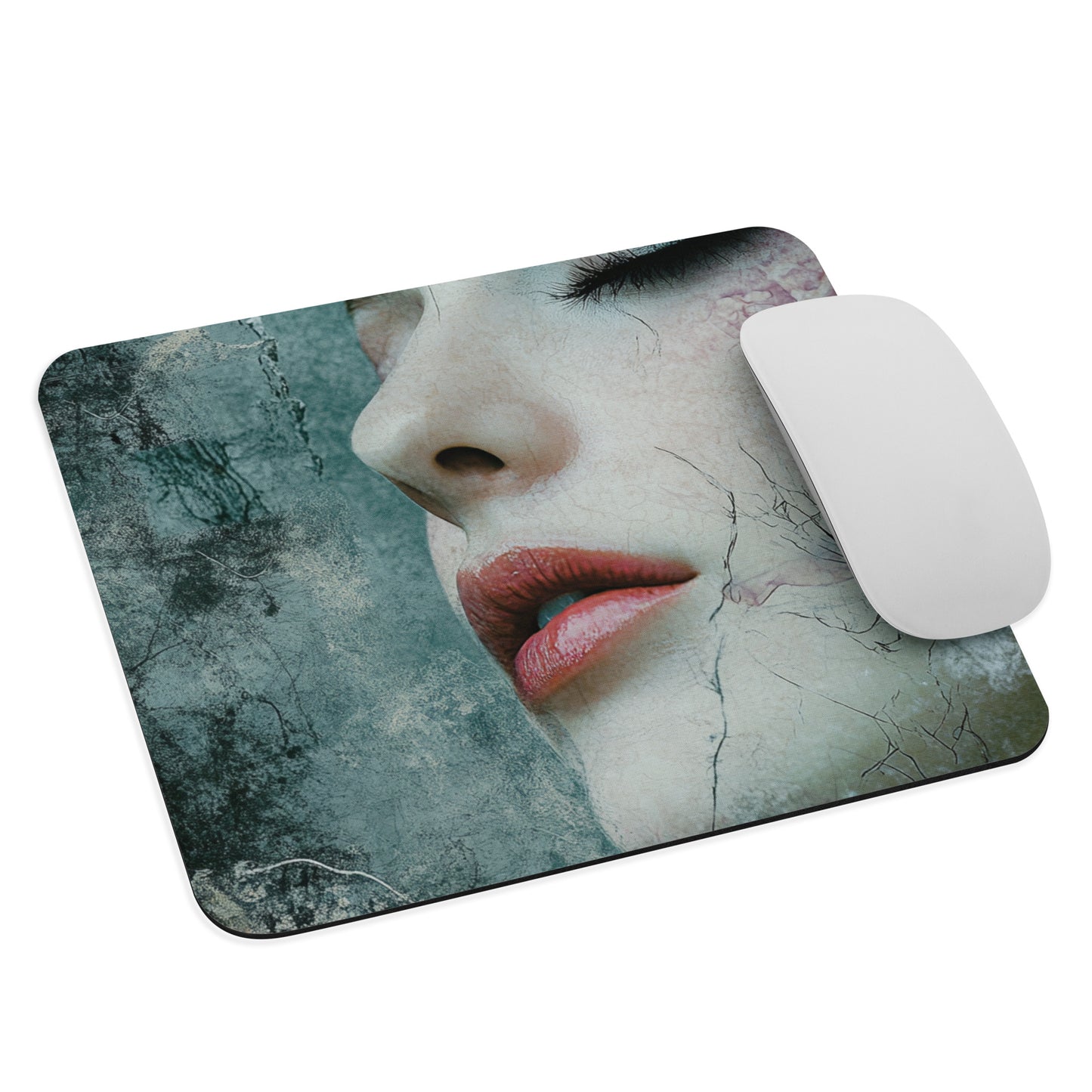 Abstract Portrait Mouse Pad