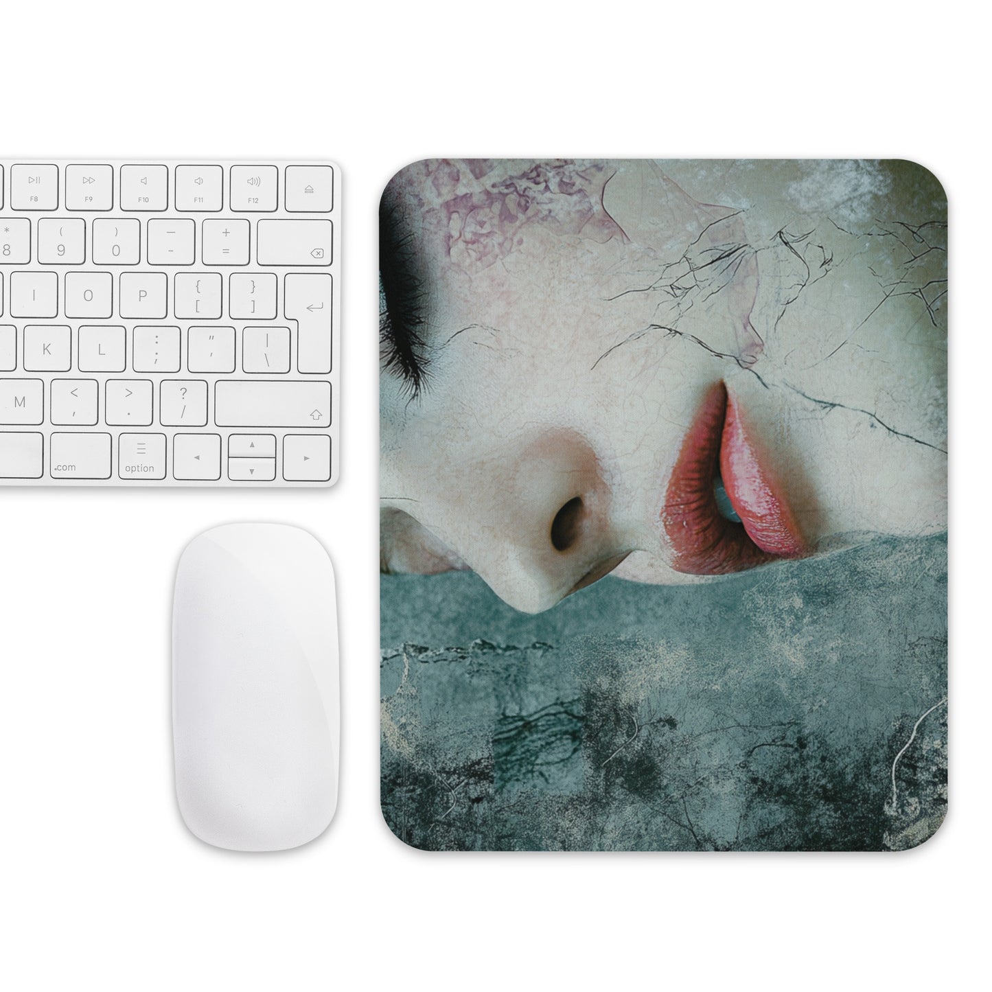 Abstract Portrait Mouse Pad