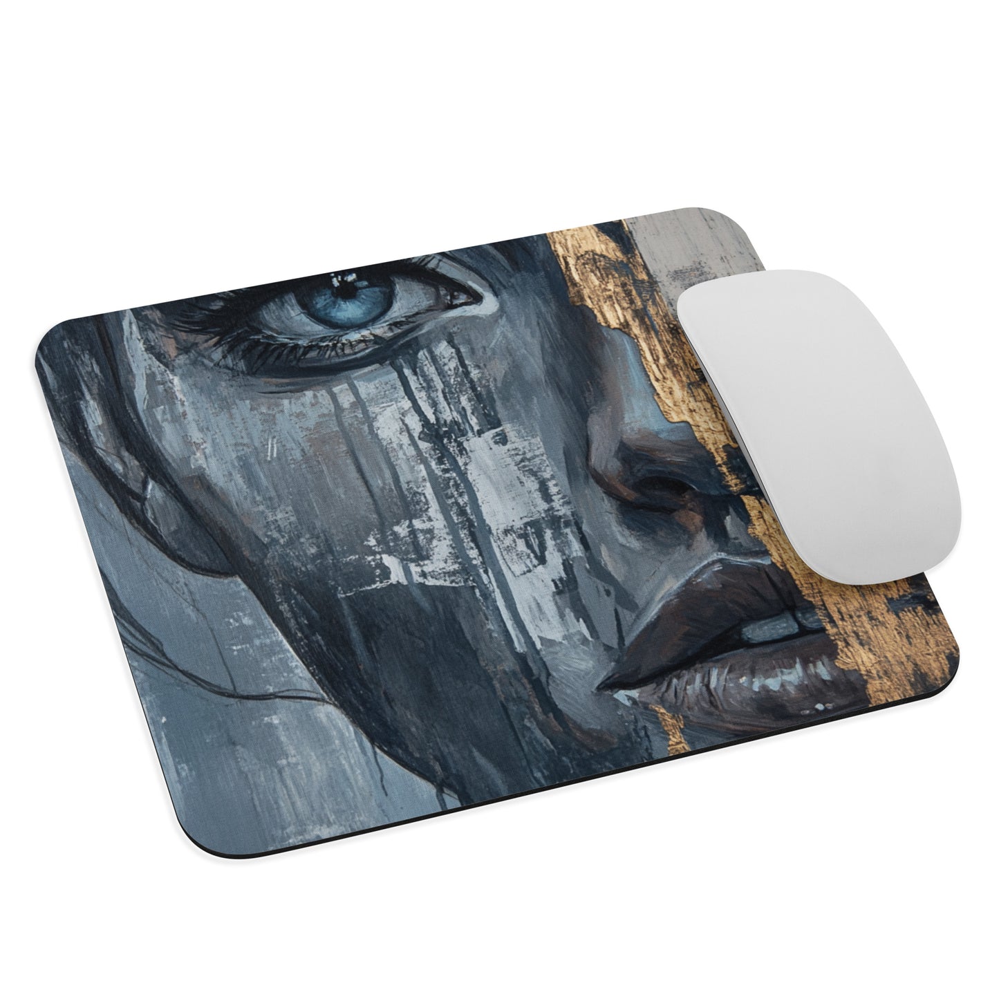 Abstract Portrait Mouse Pad