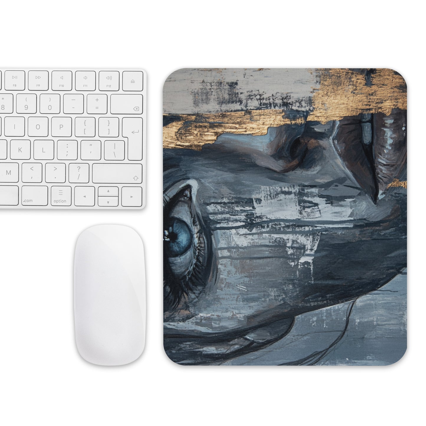 Abstract Portrait Mouse Pad