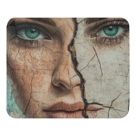 Abstract Portrait Mouse Pad