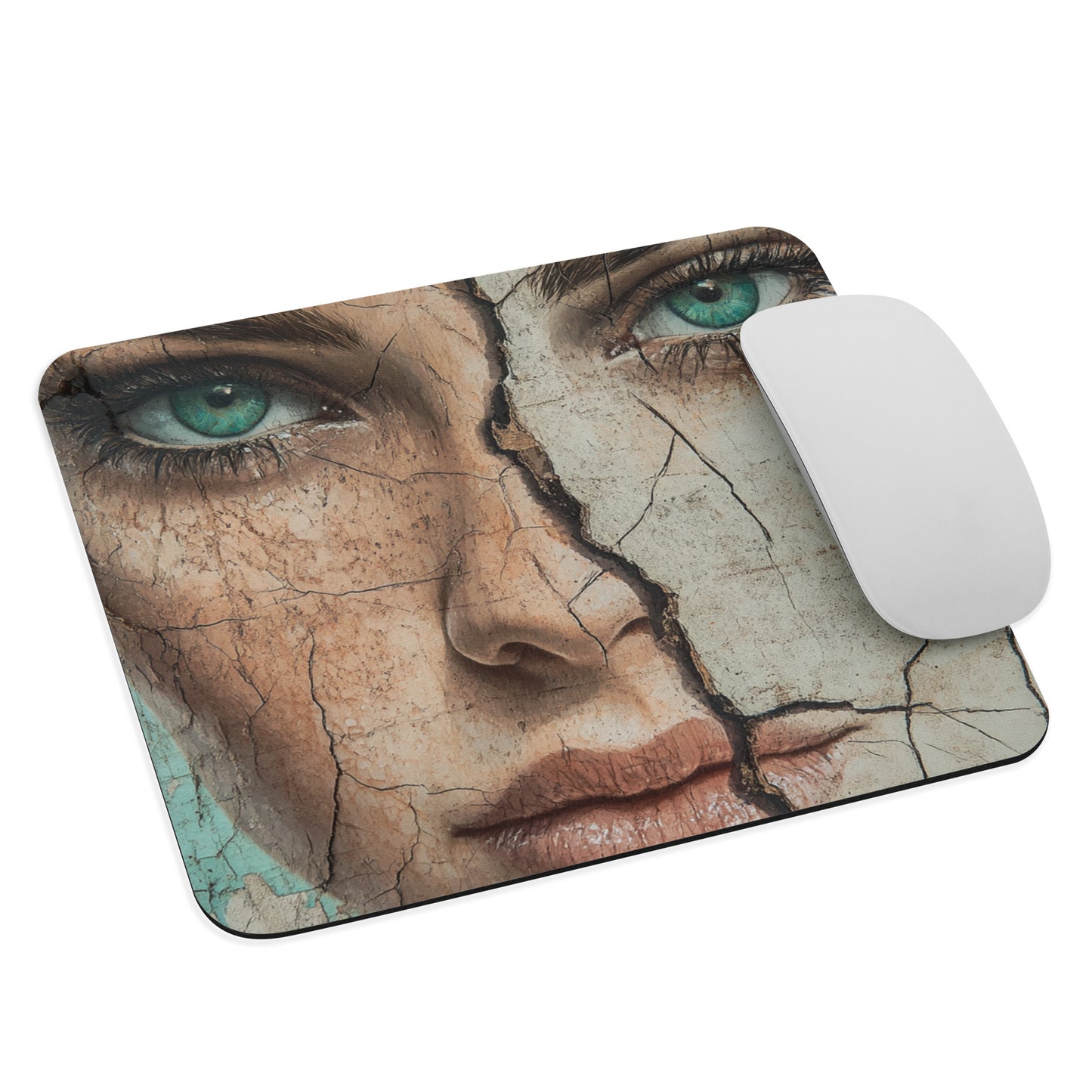 Abstract Portrait Mouse Pad