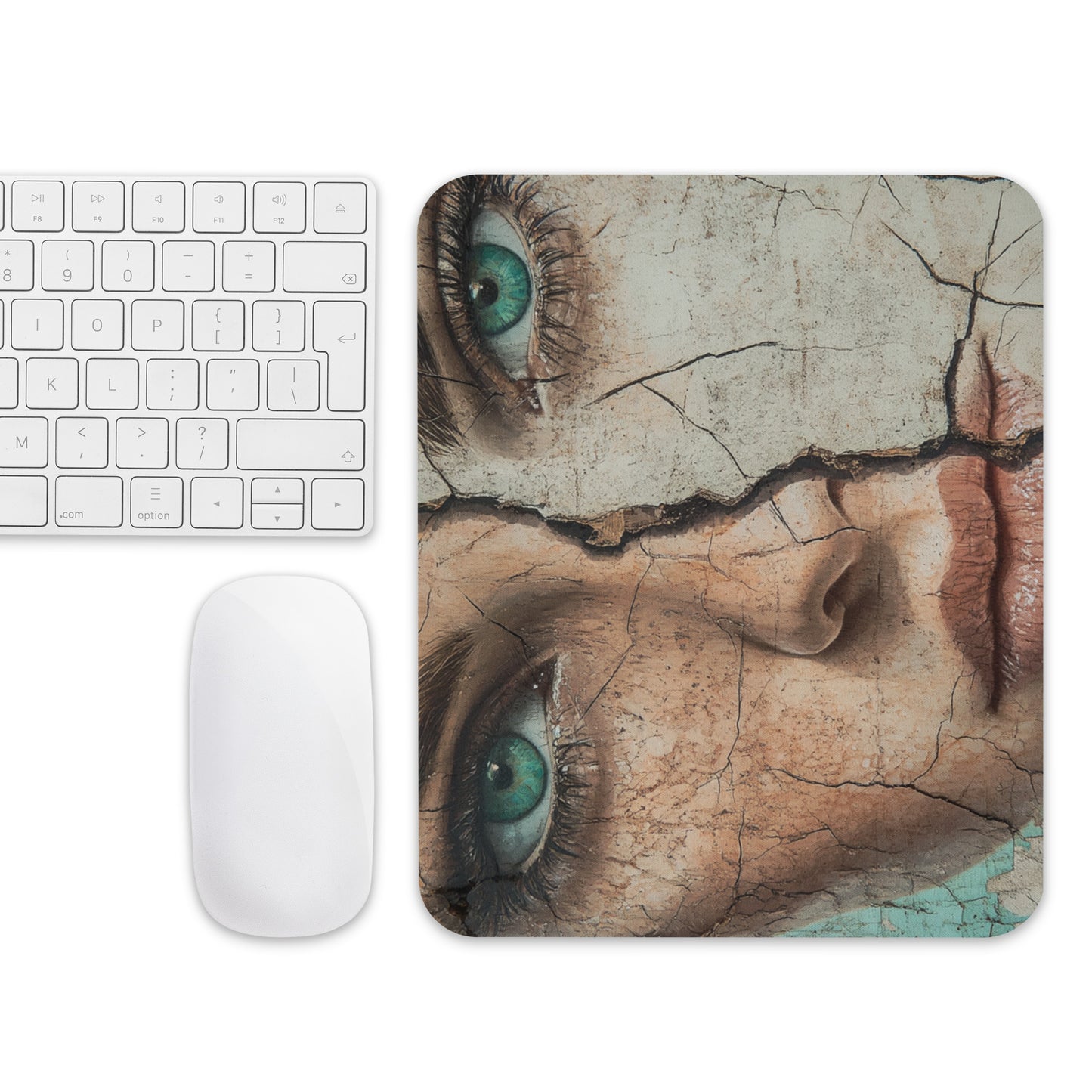 Abstract Portrait Mouse Pad