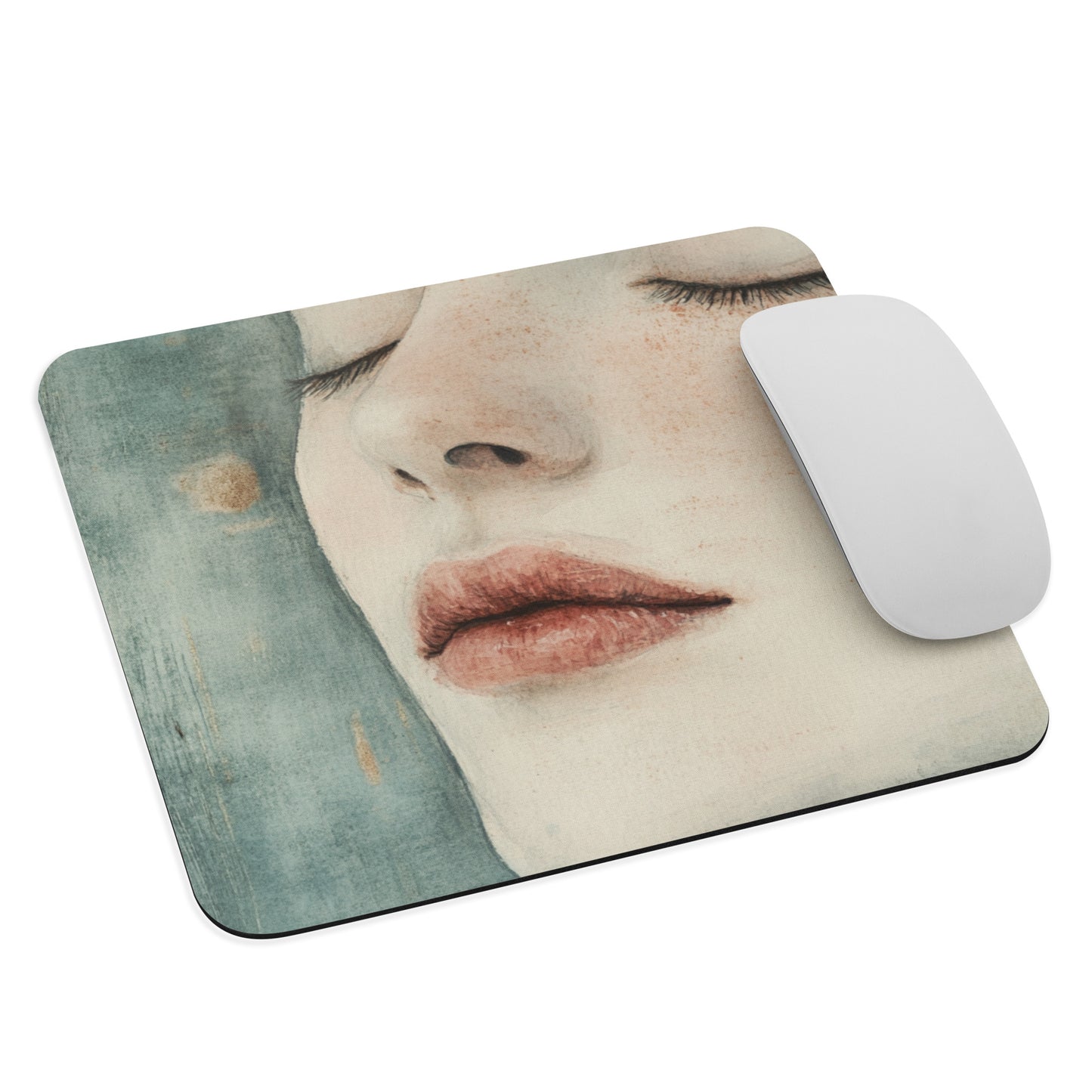 Abstract Portrait Mouse Pad