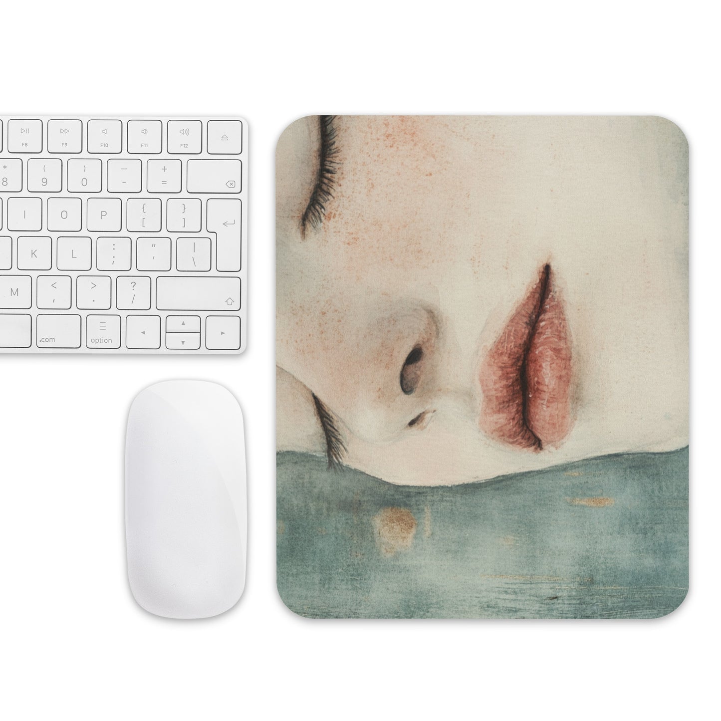 Abstract Portrait Mouse Pad