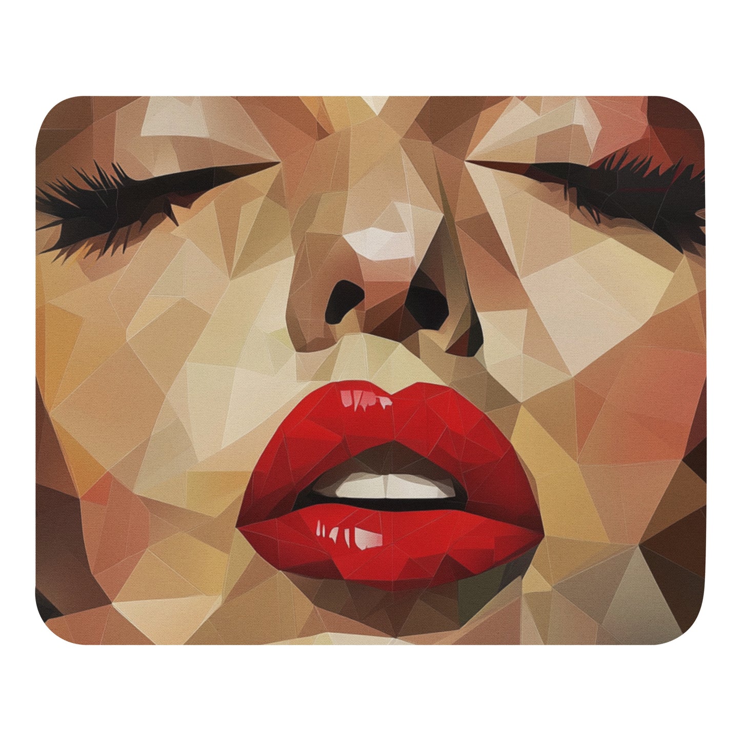 Abstract Portrait Mouse Pad