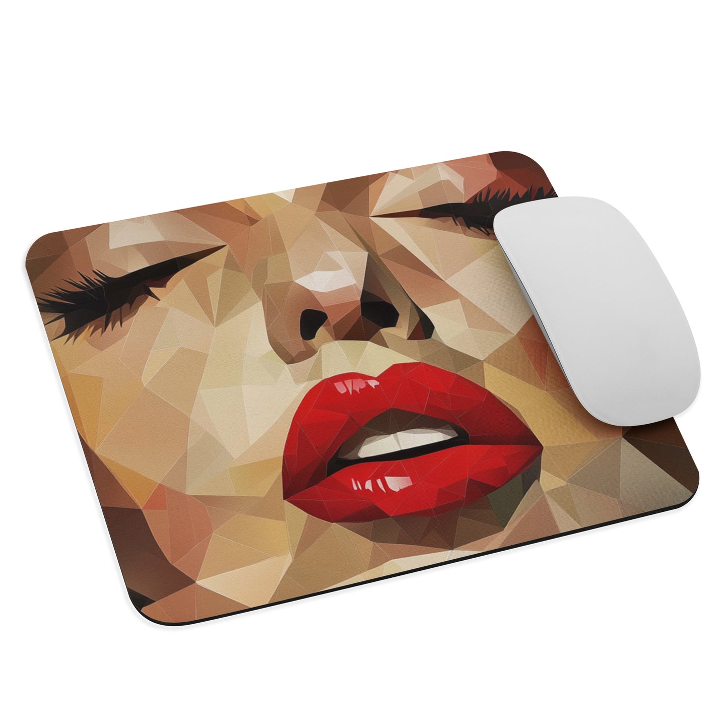 Abstract Portrait Mouse Pad