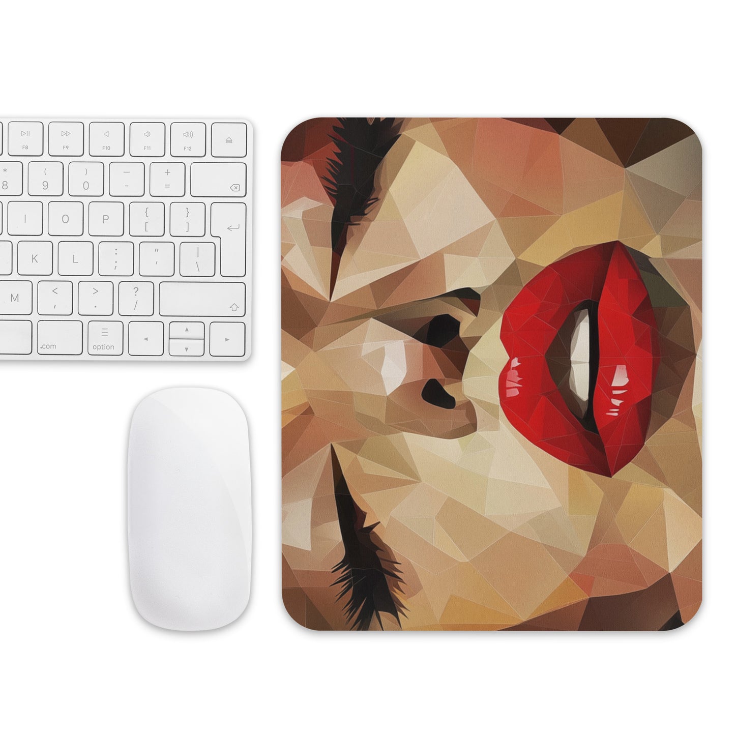 Abstract Portrait Mouse Pad