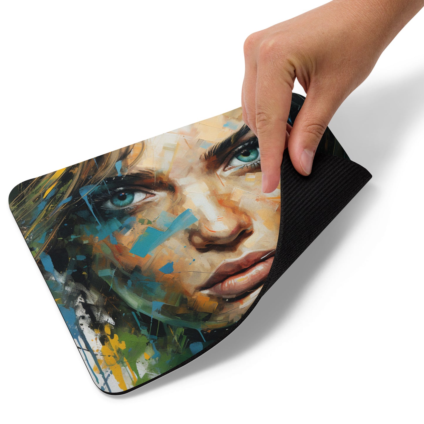 Abstract Portrait Mouse Pad