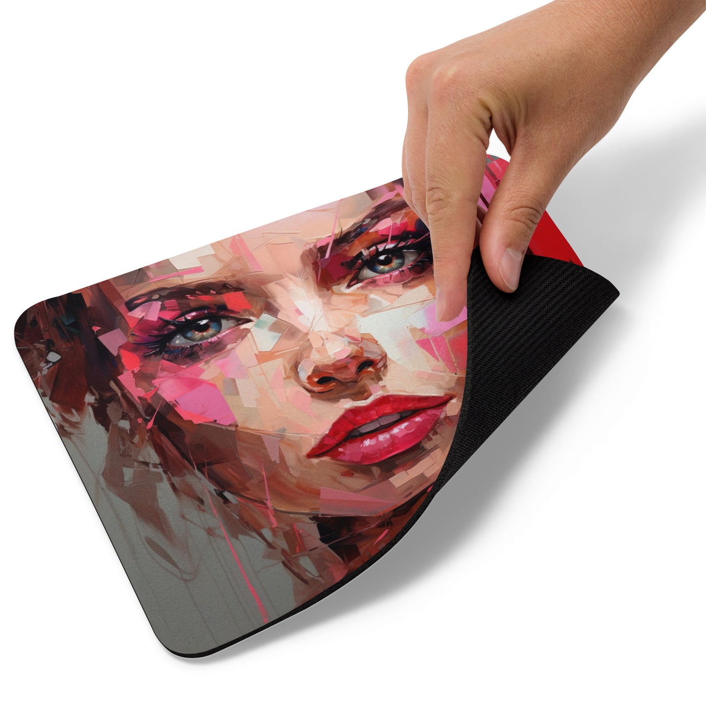 Abstract Portrait Mouse Pad