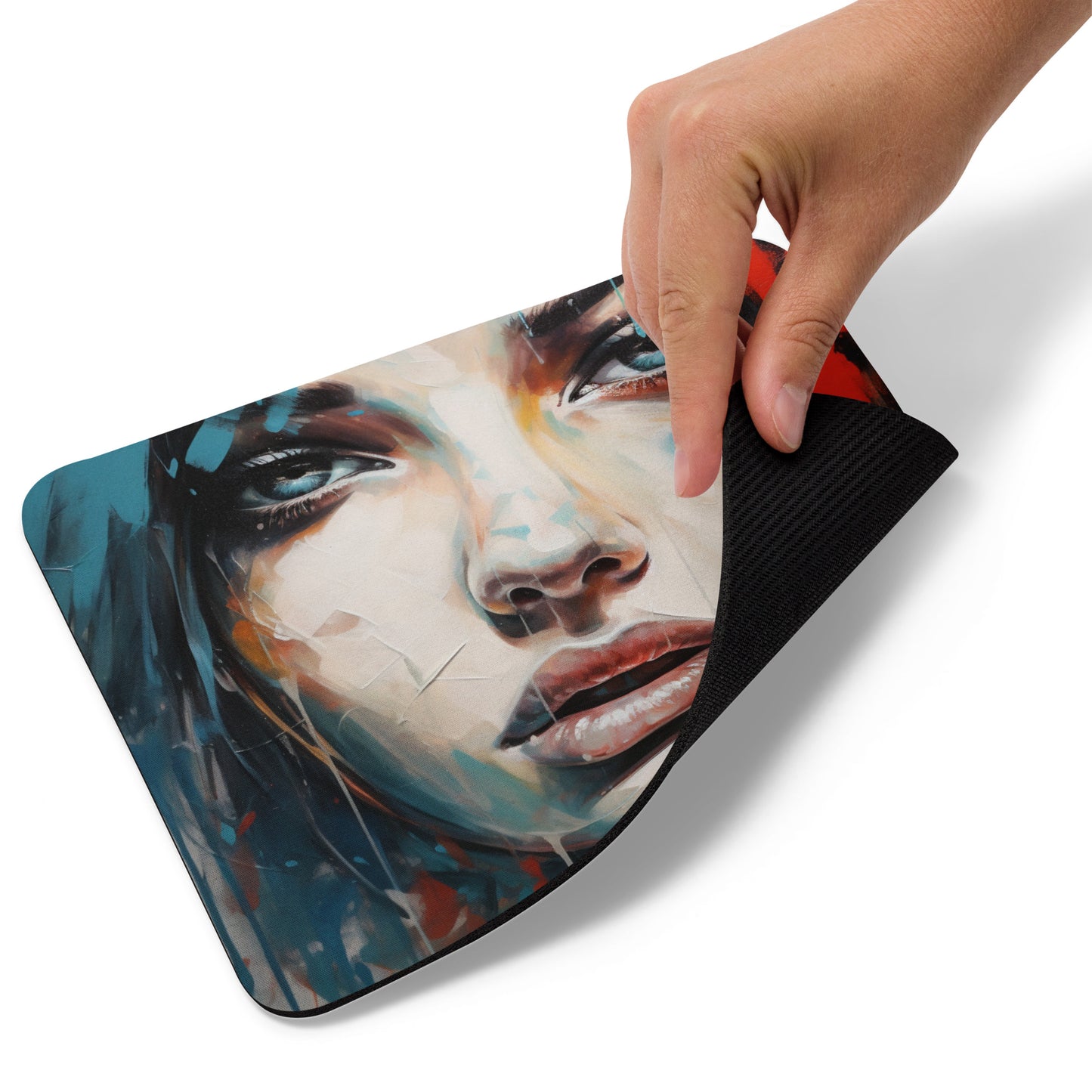 Abstract Portrait Mouse Pad