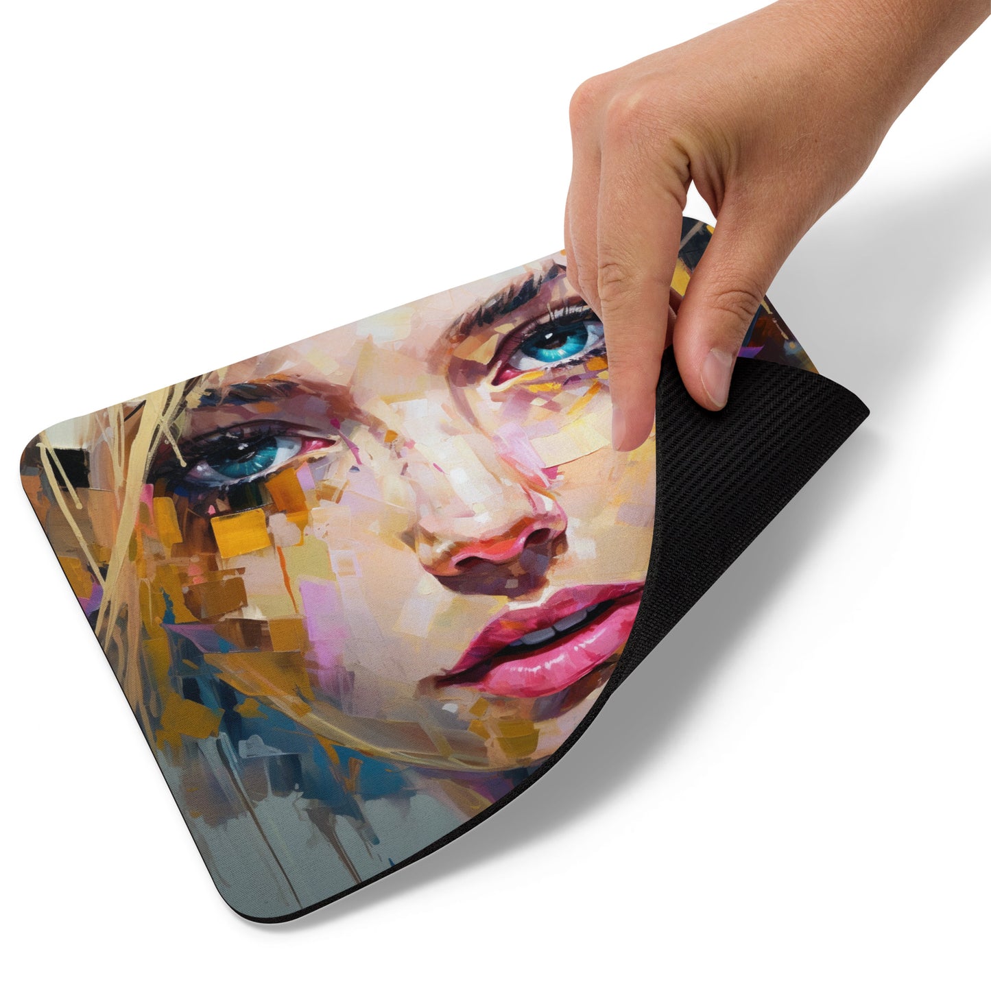 Abstract Portrait Mouse Pad