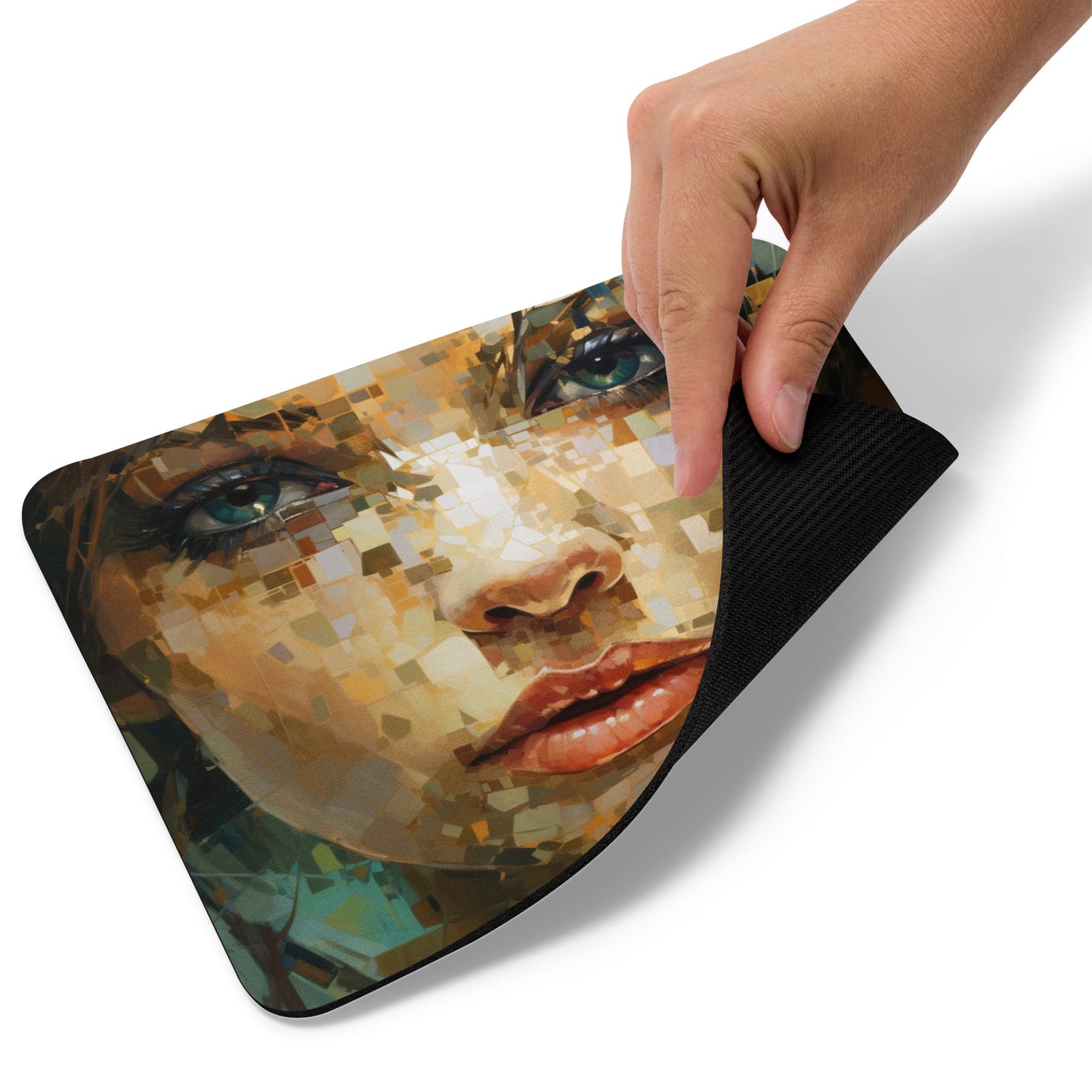 Abstract Portrait Mouse Pad